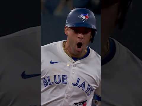 George Springer sends the Blue Jays to the World Series for the first time since 1993 #shorts
