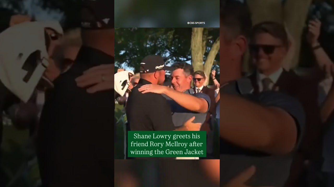 Shane Lowry Congratulates Rory McIlroy 🏆