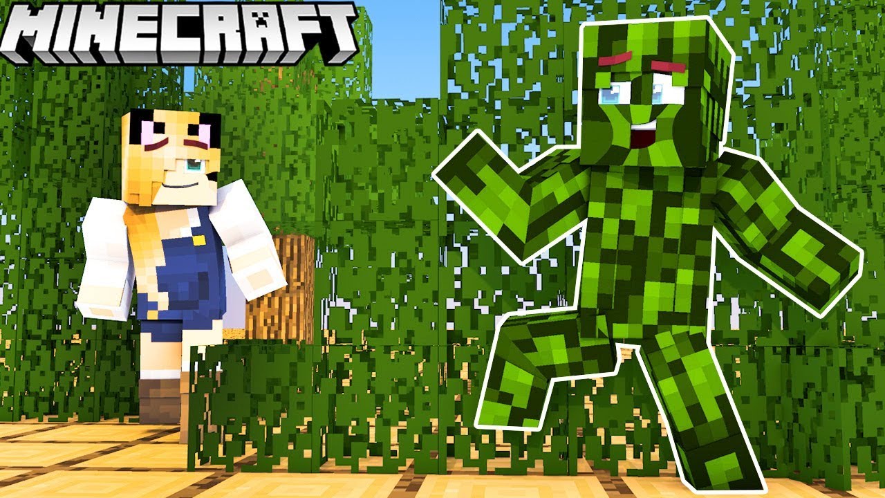 Liście Kamuflaż Troll! 🎮 Epic Hide and Seek in Minecraft | Vito vs Bella