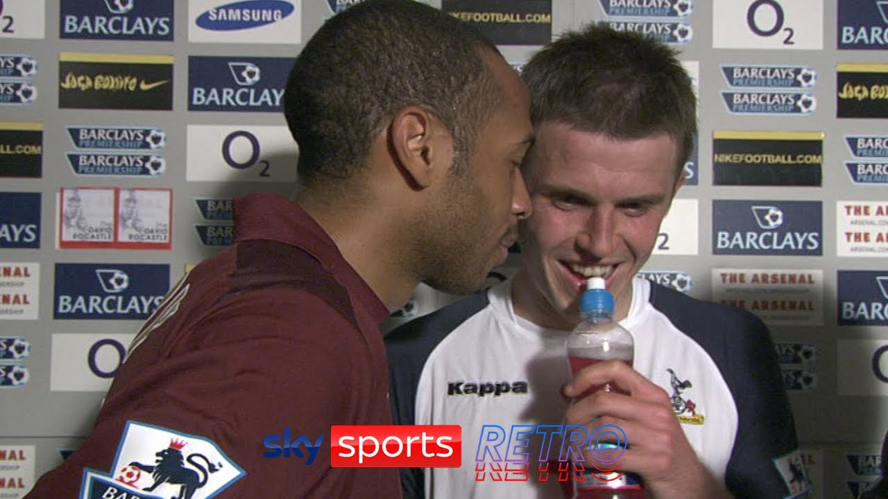 Thierry Henry & Michael Carrick Post-Match Interview After North London Derby at Highbury