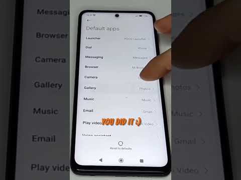 Change default Apps on XIAOMI, REDMI 🤩 Miui 12,13 #xiaomi #redmi #miui