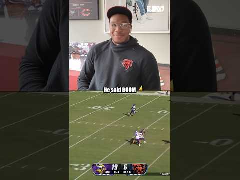 The hardest hit that DJ Moore has ever taken 🏈