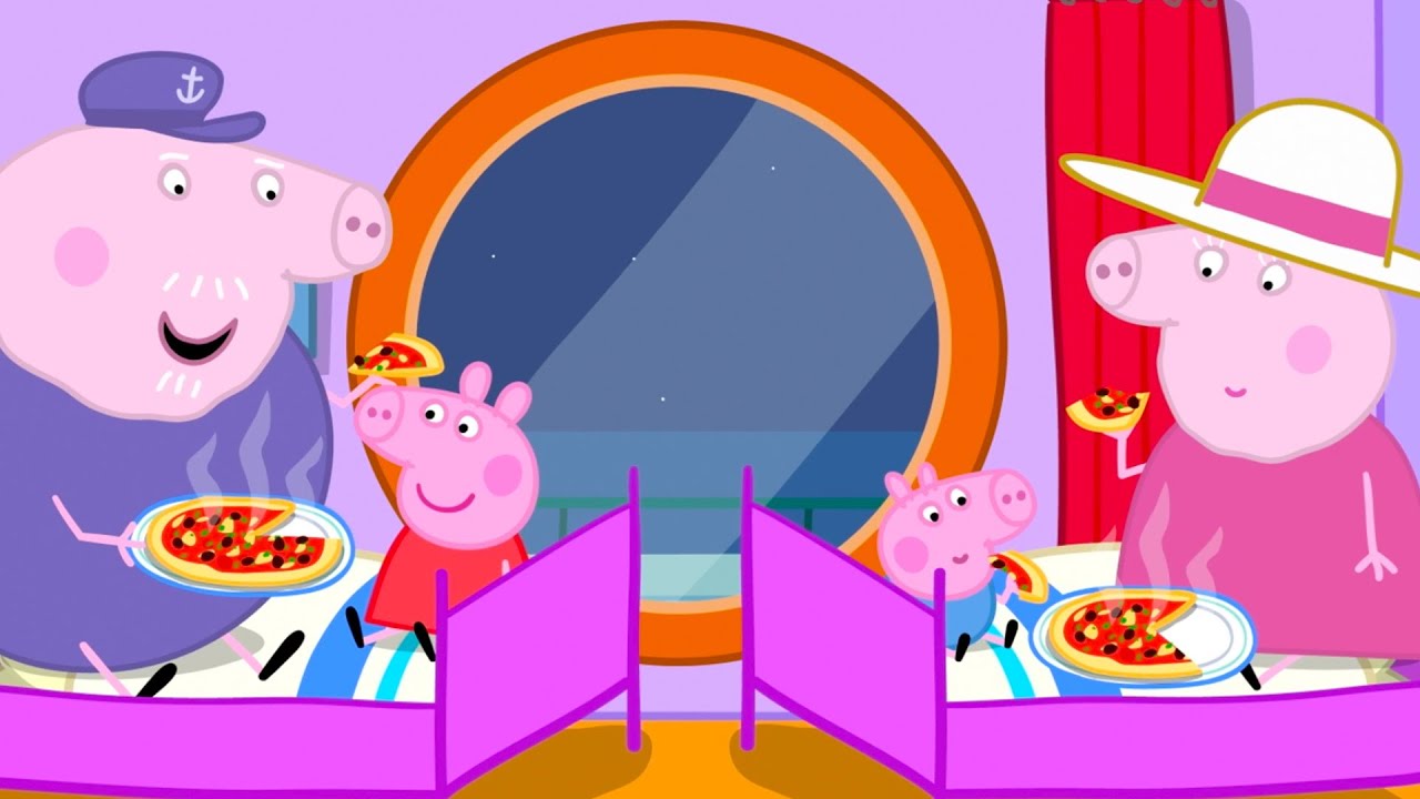 Peppa Pig's Exciting Cruise Ship Adventure 🚢 | Full Episode & Pizza Party at Sea