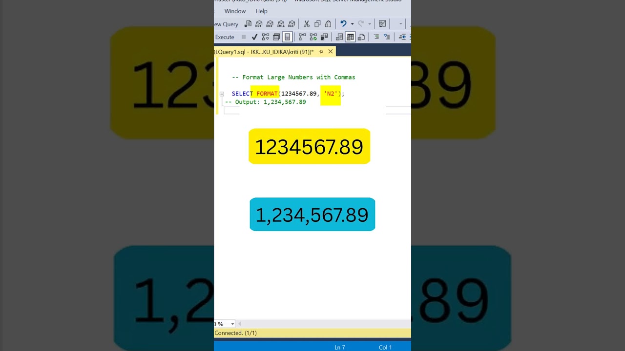 SQL Tricks: Format Large Numbers with Commas 📊