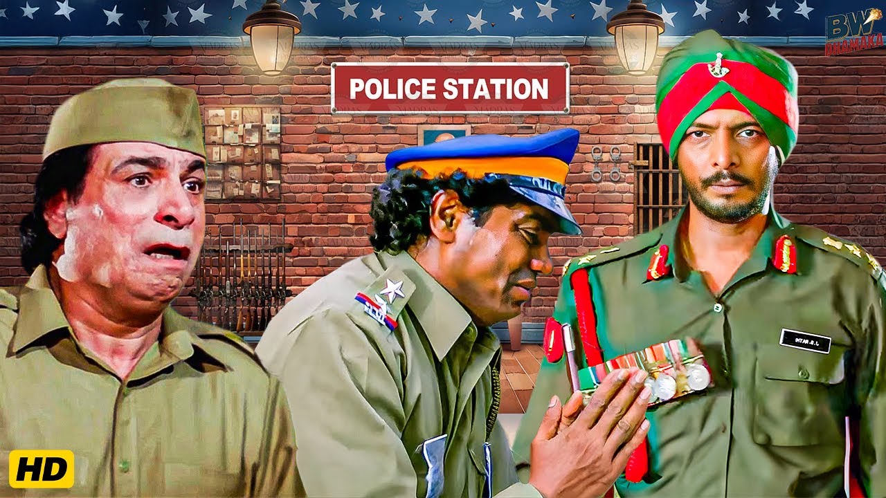 Johnny Lever, Nana Patekar & Kader Khan Comedy 😂