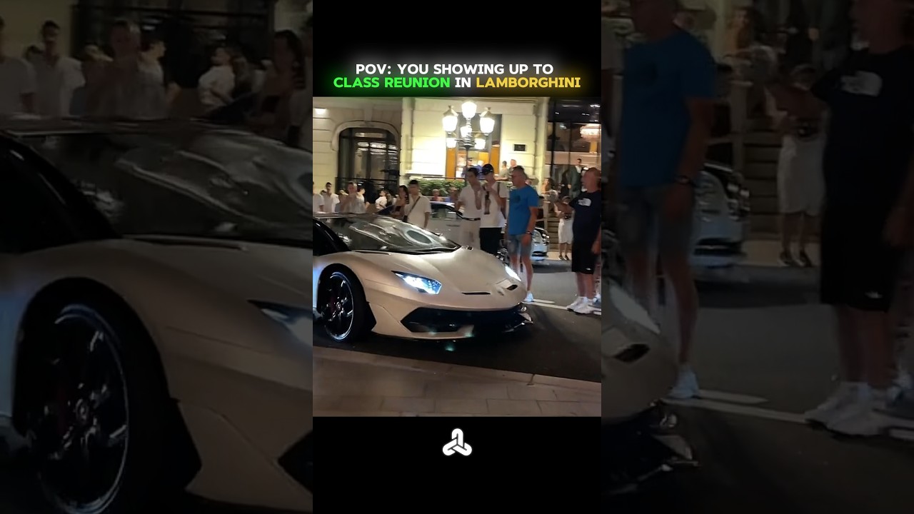 POV: You showing up to class reunion in a Lamborghini