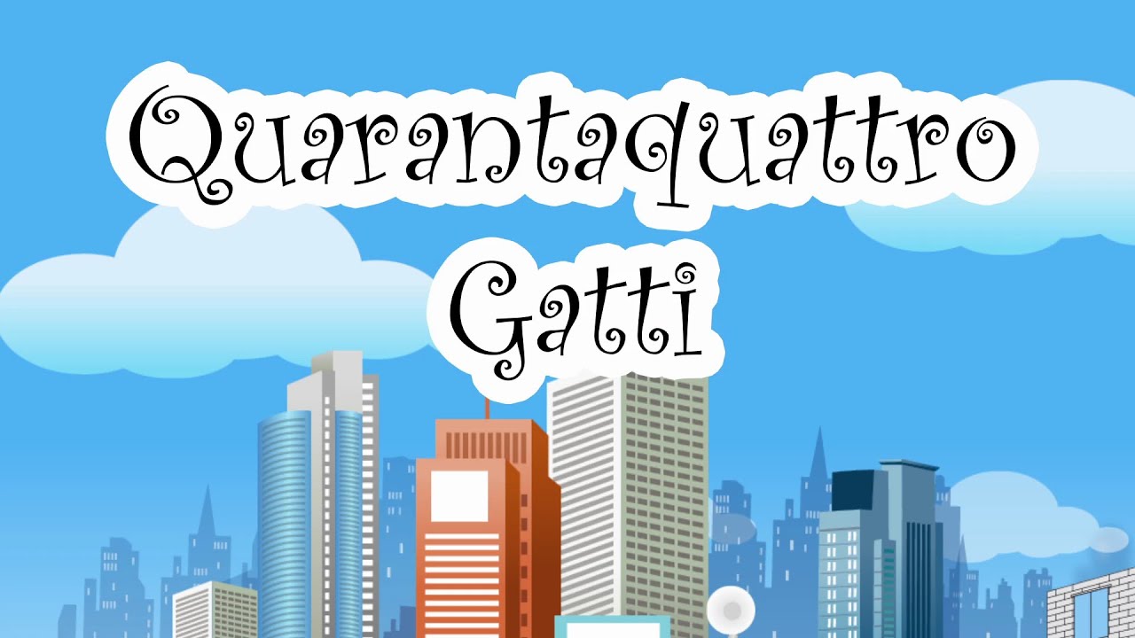 44 Gatti: Canzoni divertenti per bambini 🐱