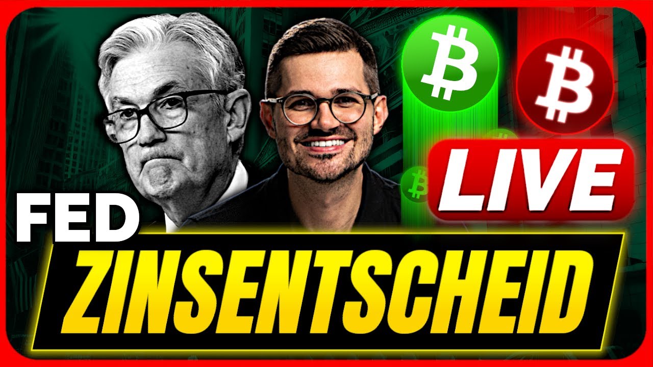 Krypto: Pump oder Dump? Live Zinsentscheidung & Trading🔥