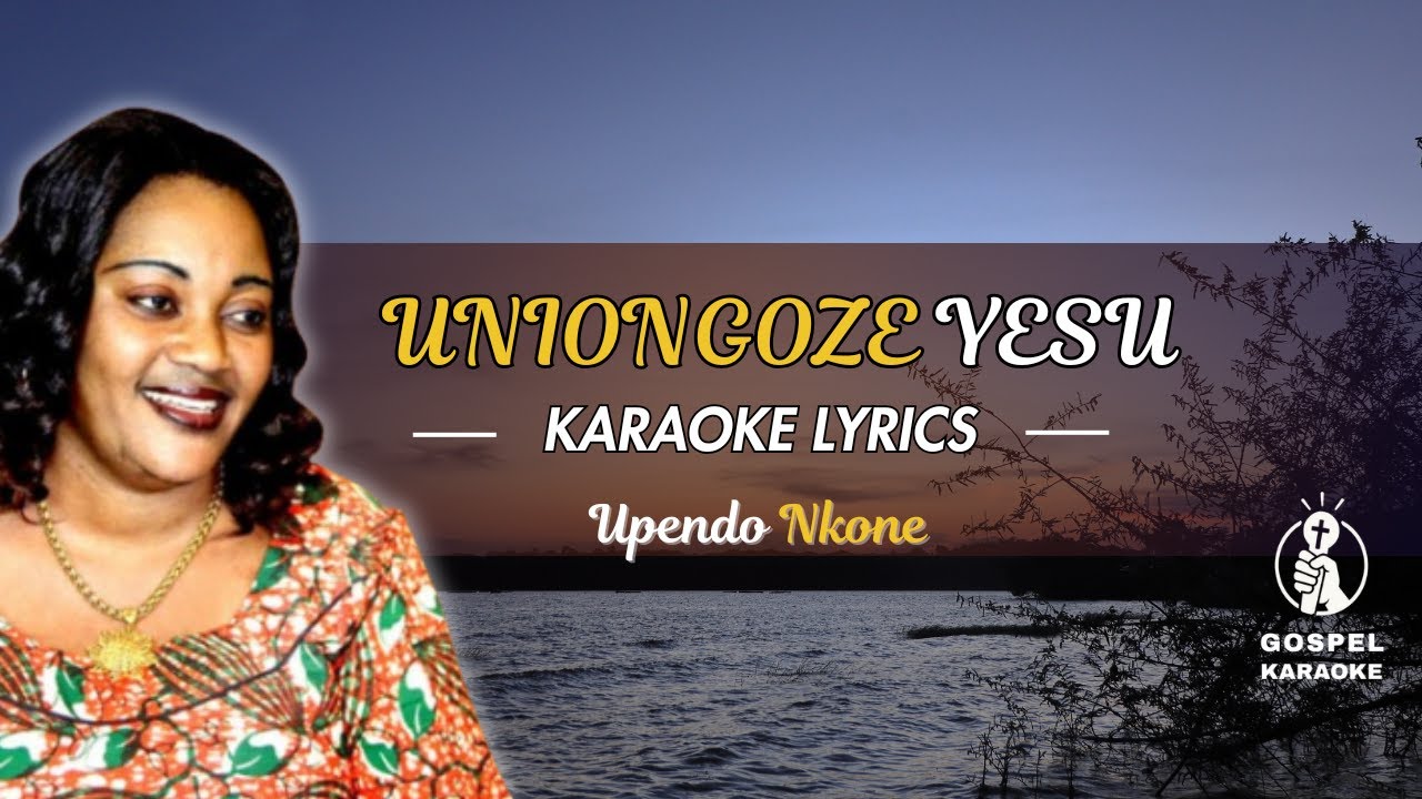 Uniongoze Yesu Karaoke with Lyrics 🎶