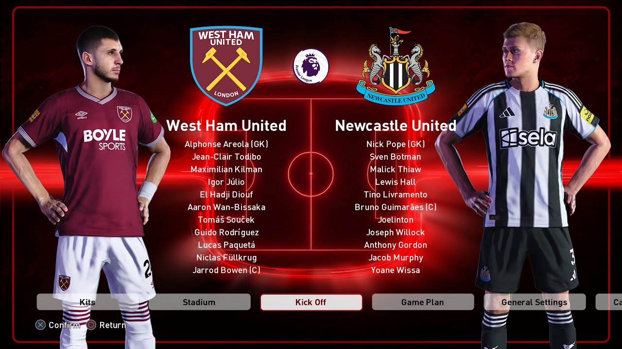 West Ham vs Newcastle | Premier League 2025/26 ⚽