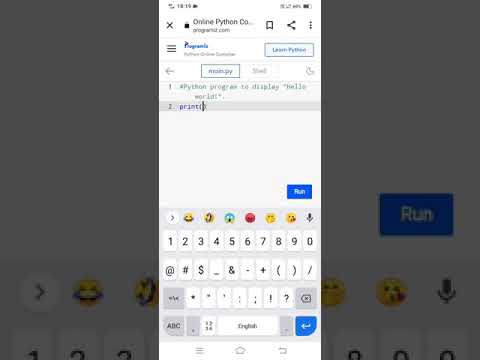 First python program🤞|| print "Hello world!" in python 😇#pythonprogram #HelloWorld #print