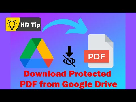 How to Download View-Only PDF Files from Google Drive (Latest Method)