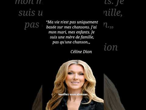 Citations De Céline Dion #citation #shorts #celinedion