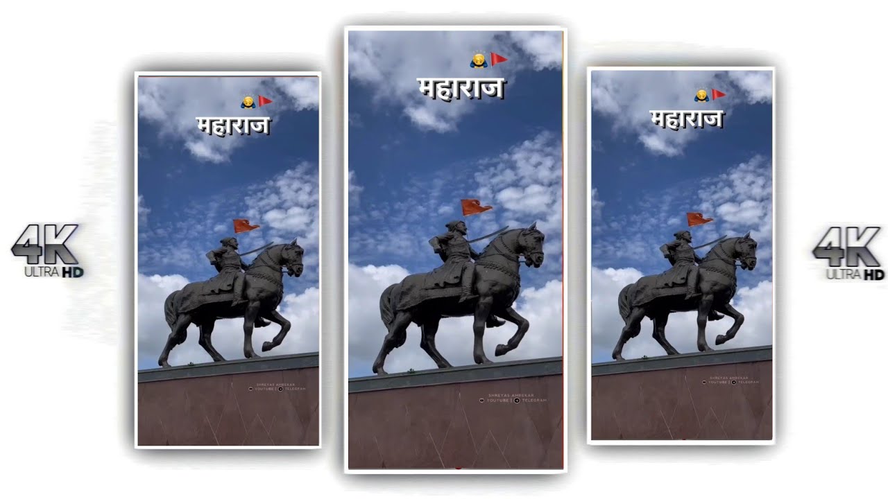 Shivaji Maharaj Jayanti Status | 4K Fullscreen 2023 🎥