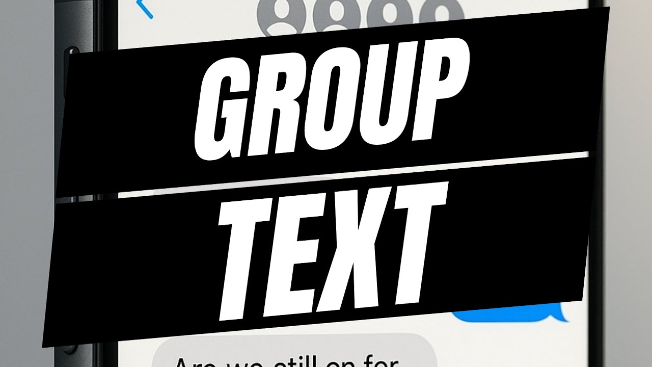Create & Name Group Text on iPhone 📱