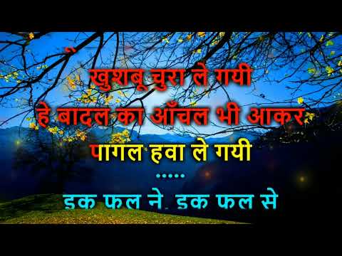 Chori Chori Jab Nazarein Mili Karaoke with Lyrics