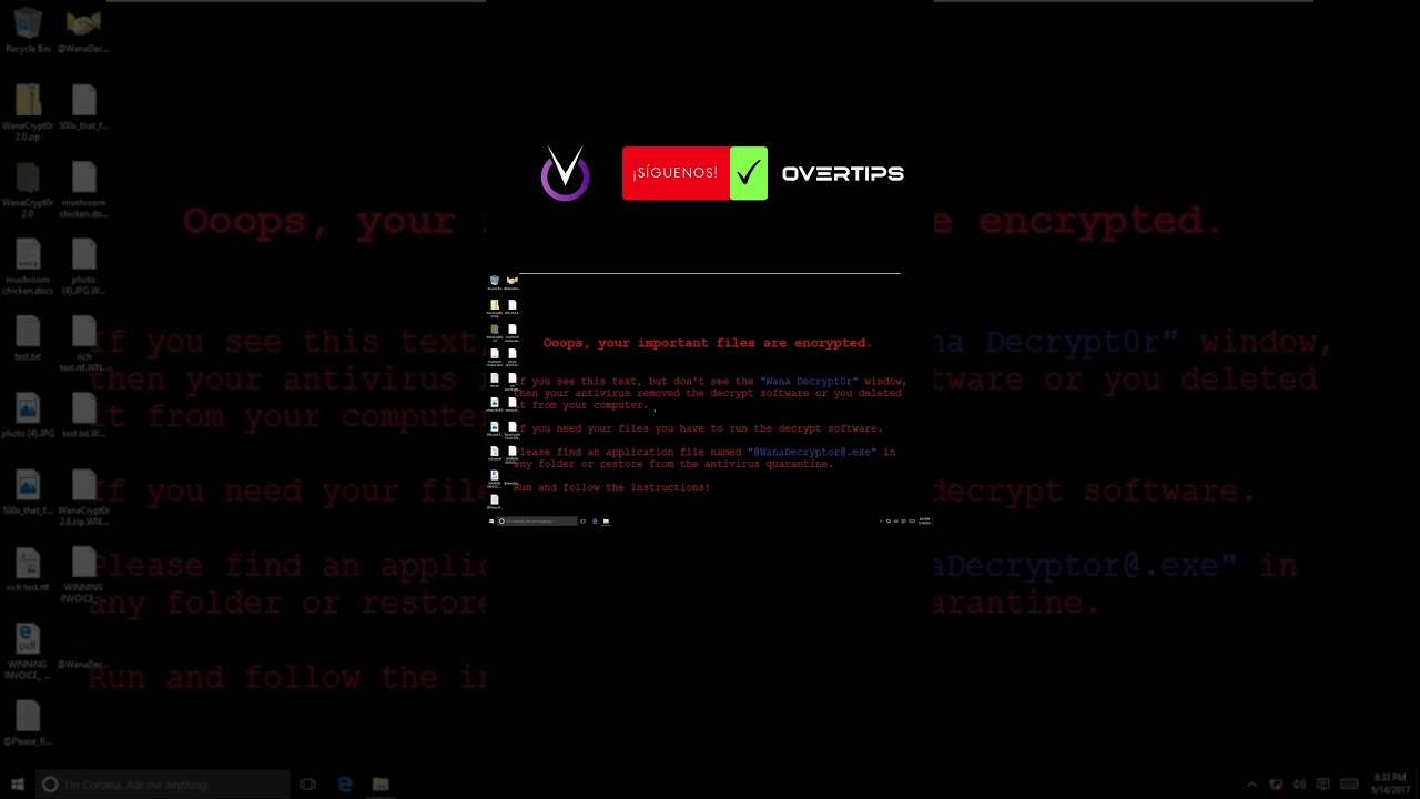 Ejecutando Virus Pt. 24: WannaCry 🦠