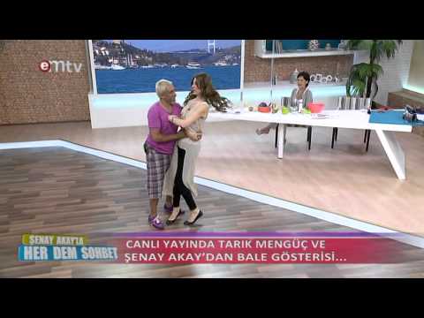 ŞENAY AKAY VE TARIK MENGÜÇ CANLI YAYINDA BALE YAPTI