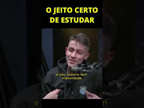 O JEITO CERTO DE ESTUDAR | Felipe Guisoli