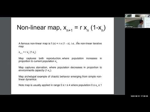 logistic map and bifurcation and chaos
