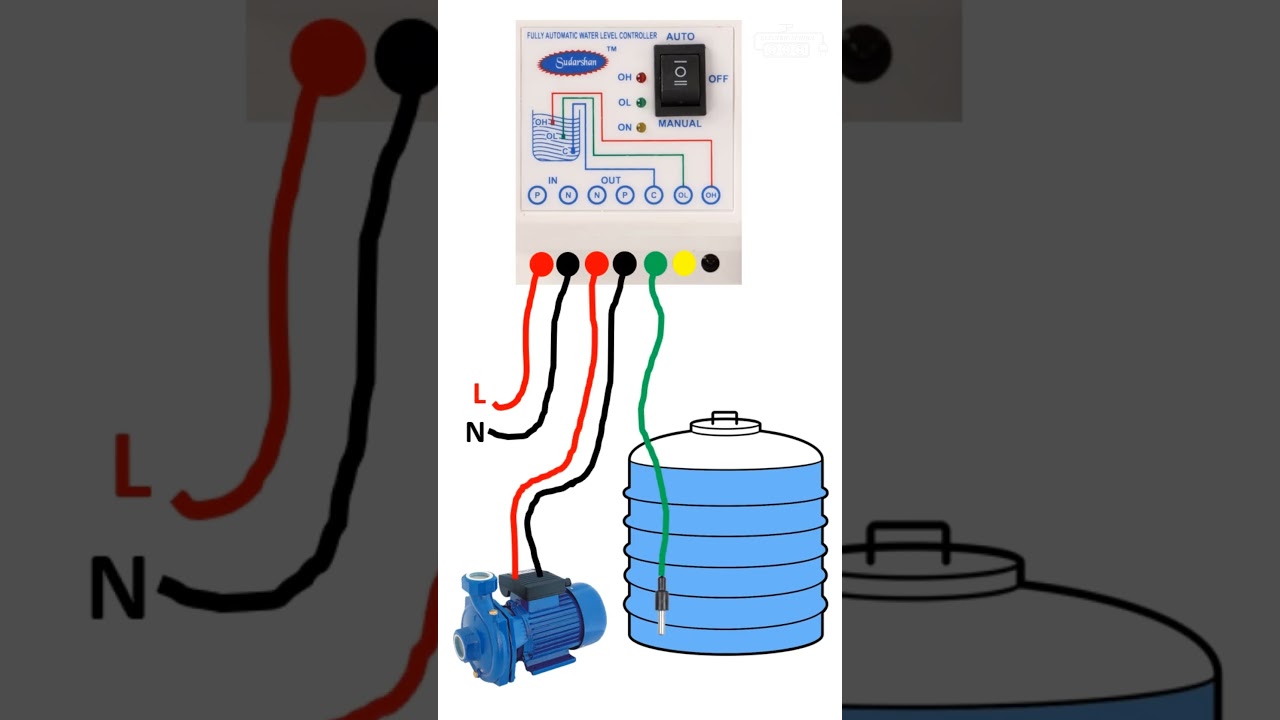 Water Level Controller Wiring Diagram 🔧