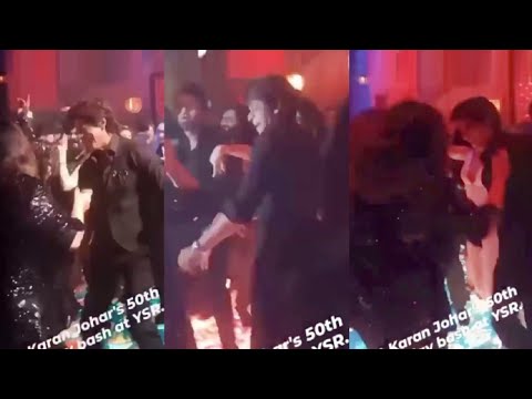 Shahrukh Khan And Rani Mukherjee Dancing Together At Karan Johar 50th Birthday Party 2022