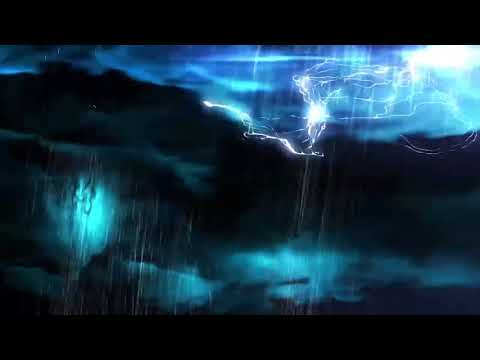 10 horas de raios e trovões com chuva forte para dormir profundamente