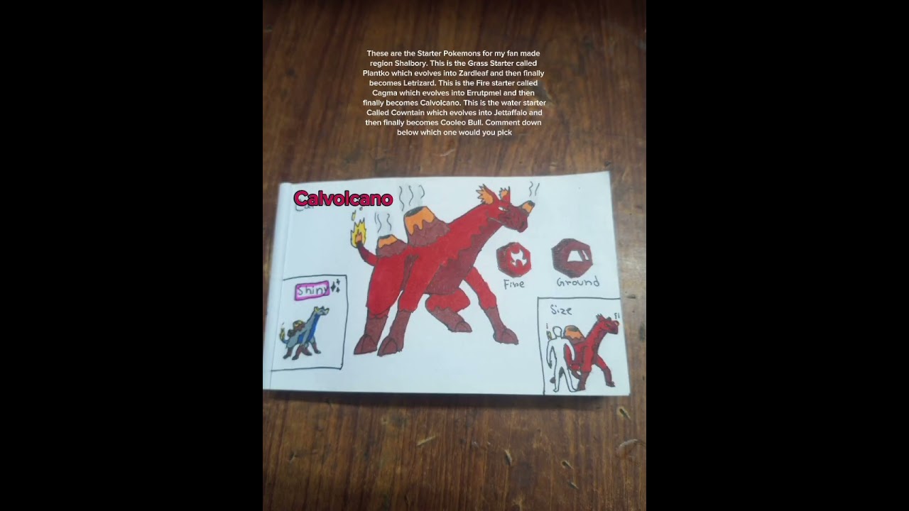 New Starter Pokémon for My Region! 🌟