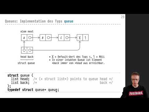 Informatik 2 — Chapter #07 — Video #043 — Queues (Implementation)