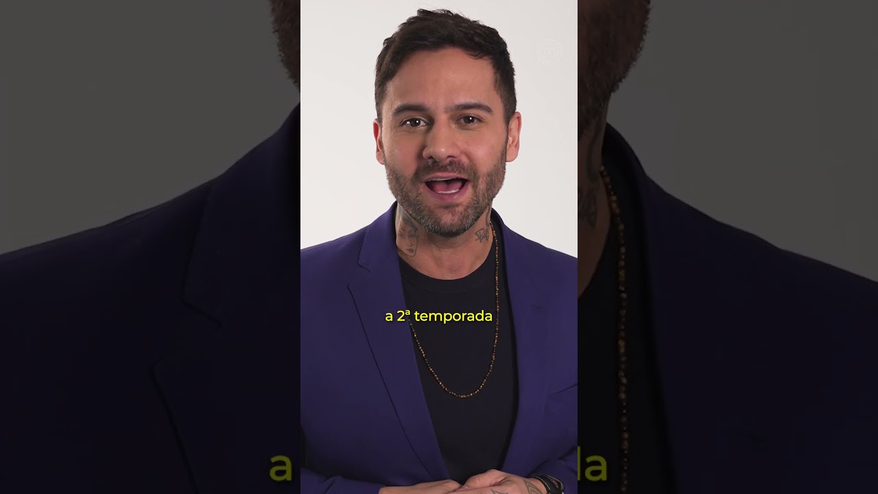Temos um recado do Chef Diego Lozano sobre a nova temporada de #MasterChefBr Confeitaria!