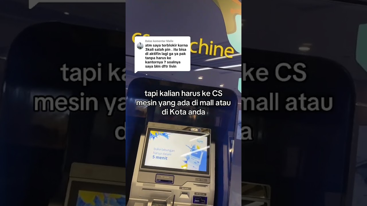 Cara Buka Blokir Mesin CSM Mandiri Tanpa Antri