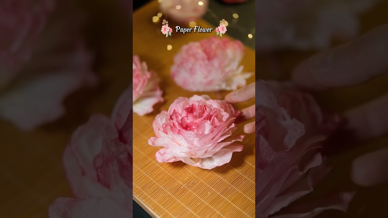 Tissue Paper Flower Tutorial πΈ