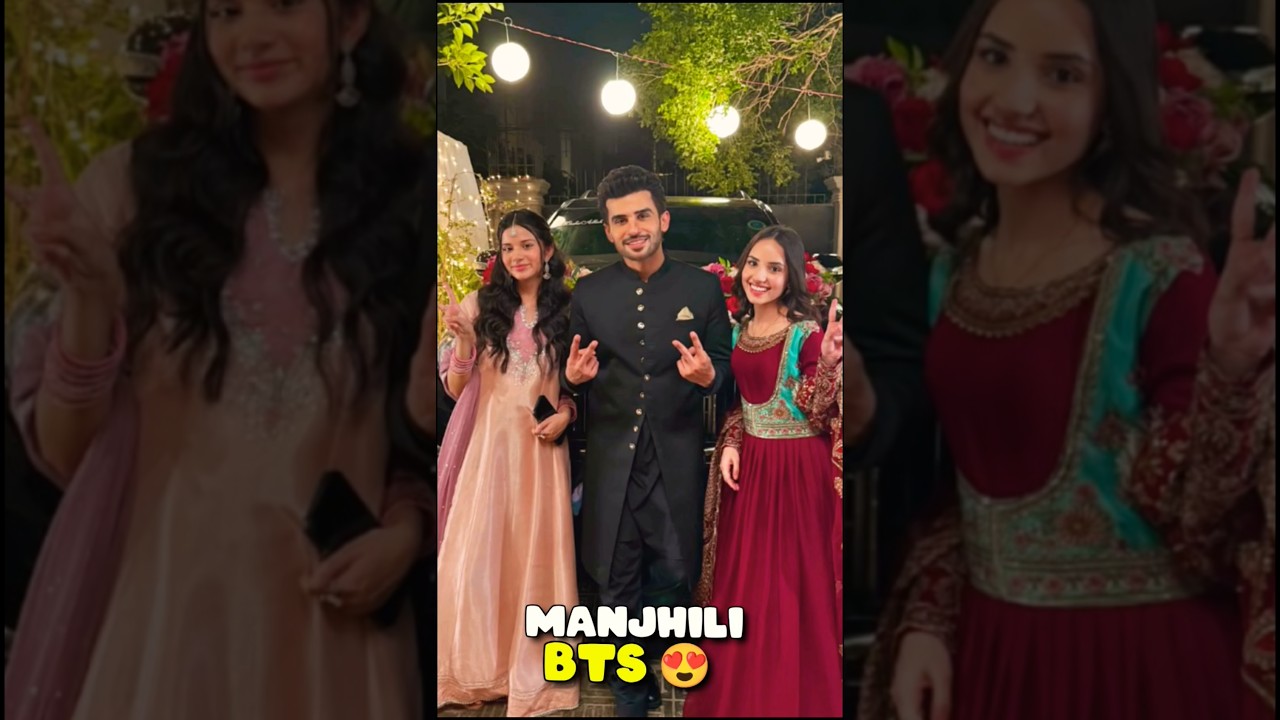 Manjhili BTS 😍 – Behind-the-Scenes with Fahad Sheikh & Khadija Saleem on Hum TV