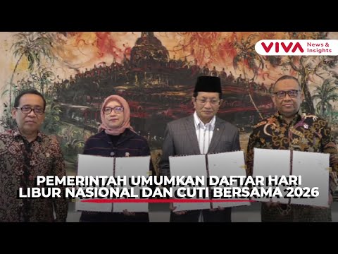 Pemerintah Tetapkan 17 Hari Libur Nasional dan 8 Cuti Bersama di Tahun 2026