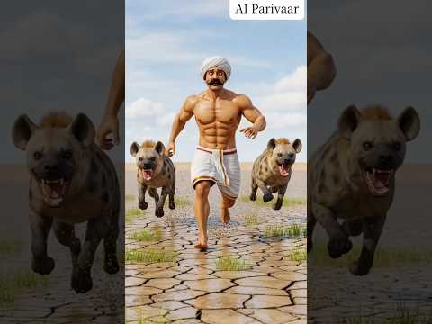 "भाग किसान भाग — लकड़बग्घे आ गए!"#kisan #dog #cartoon