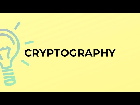 What is the meaning of the word CRYPTOGRAPHY?