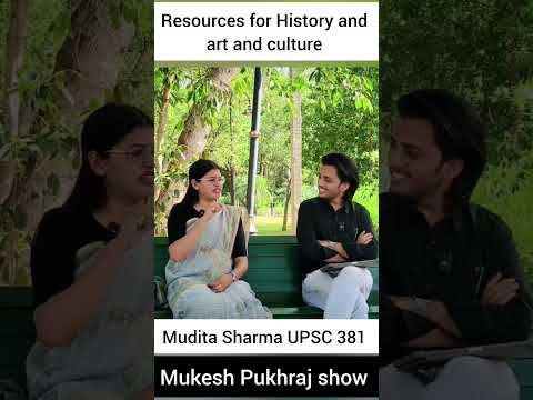 resources for History and Art & culture for UPSC cse | by mudita Sharma #upsc #ias #short