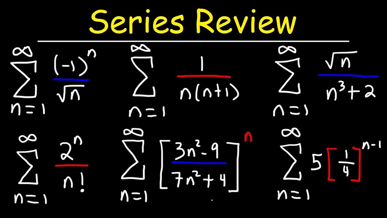 Calculus 2 Series Convergence & Divergence π