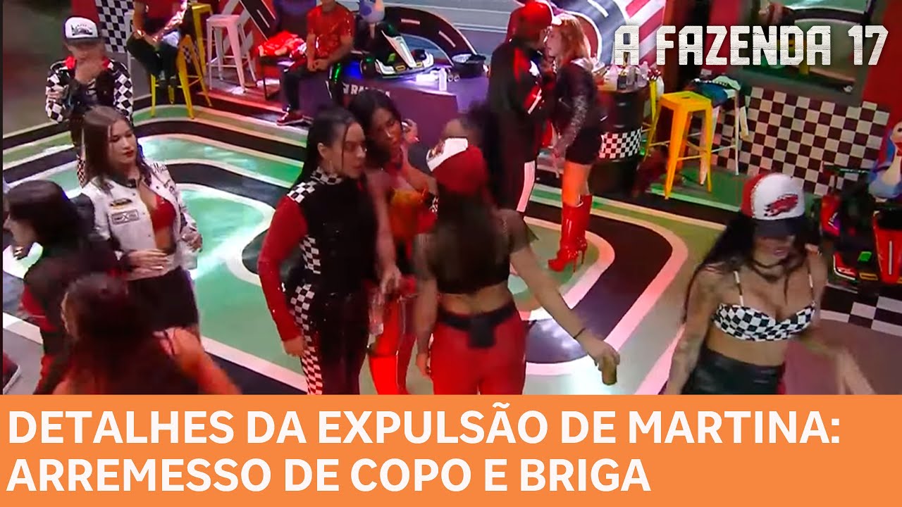 A Fazenda 17: Martina Expelled Amid Chaos & Fights at the Party 🎉