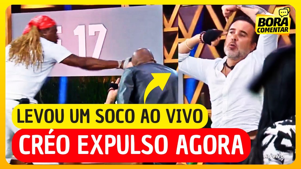 URGENTE: Creo expulso após ataque em Fabiano ao vivo! 🚨