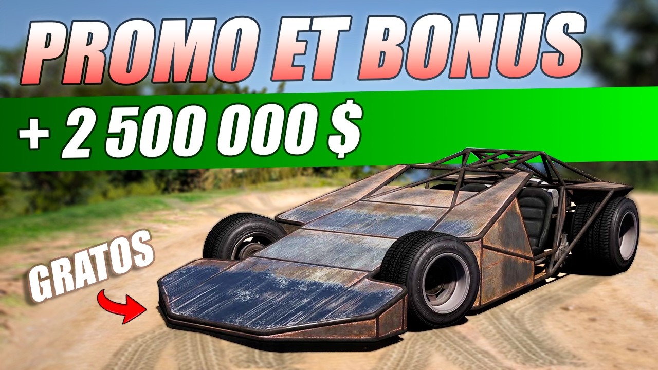 2 500 000 $ + VEHICULE GRATOS - PROMO ET BONUS DE LA SEMAINE GTA ONLINE