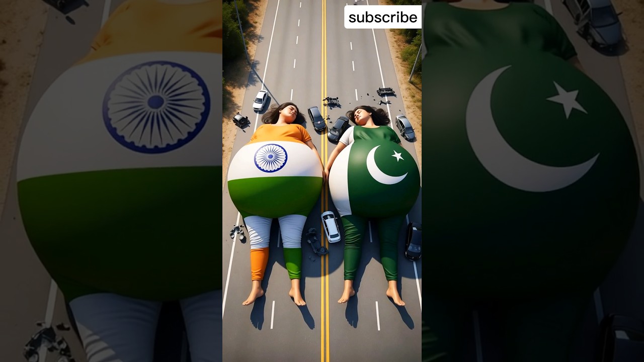 Epic Car Eating Challenge: India 🇮🇳 vs Pakistan 🇵🇰 – Who Wins? 🚗🔥