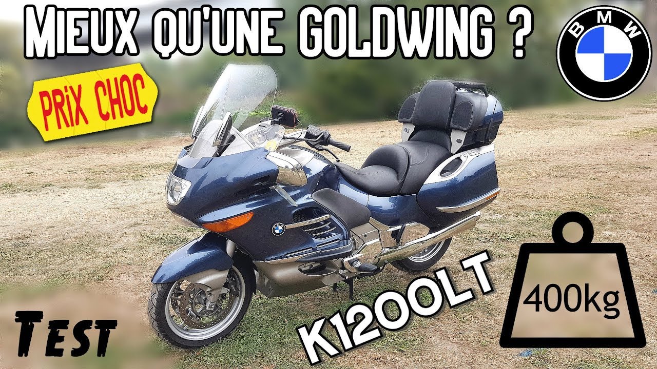 "Test" Une moto tellement énorme qu'elle a un 3ème feu stop 😲 "BMW K1200LT de 2006"