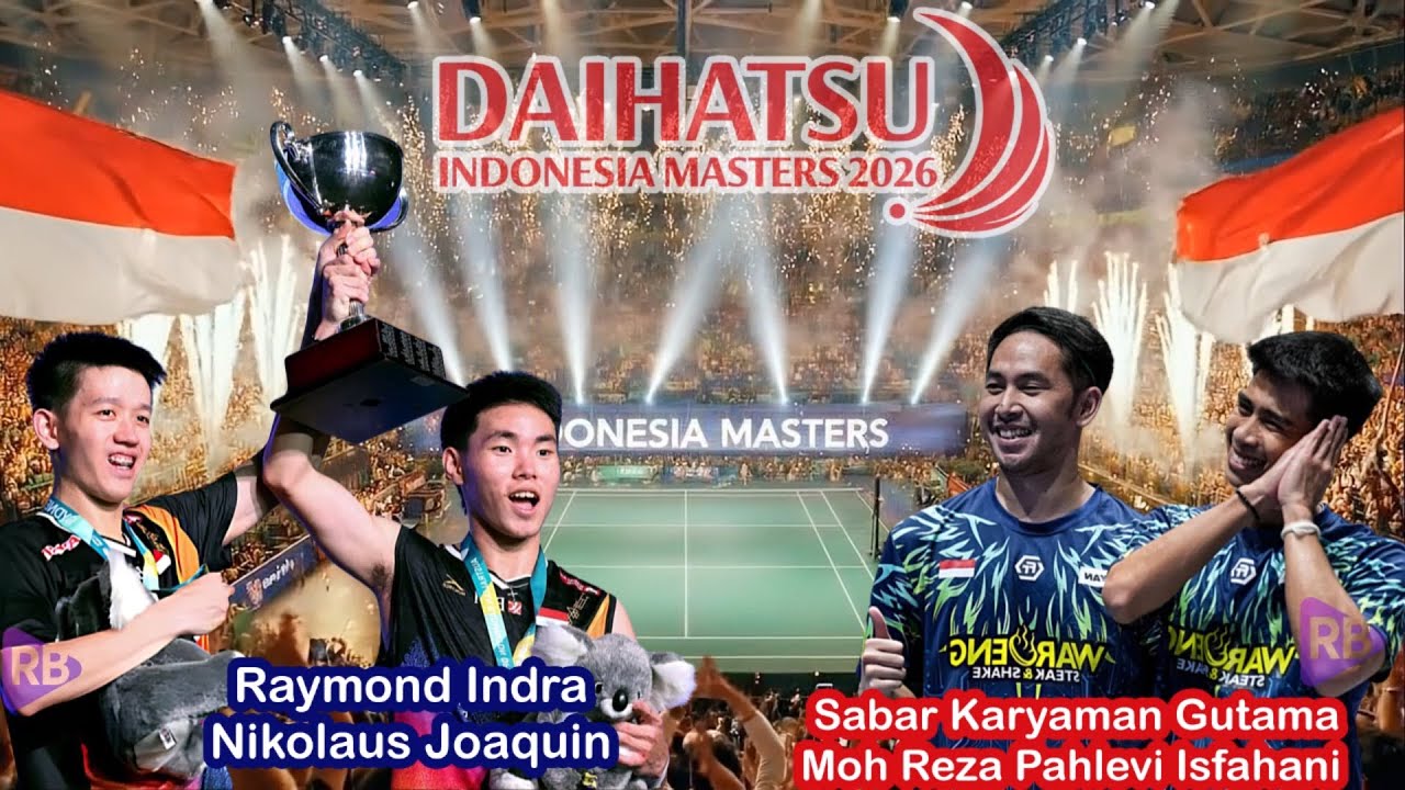 Raymond/Joaquin vs Sabar/Reza - SF Indonesia Masters 2026 🏸