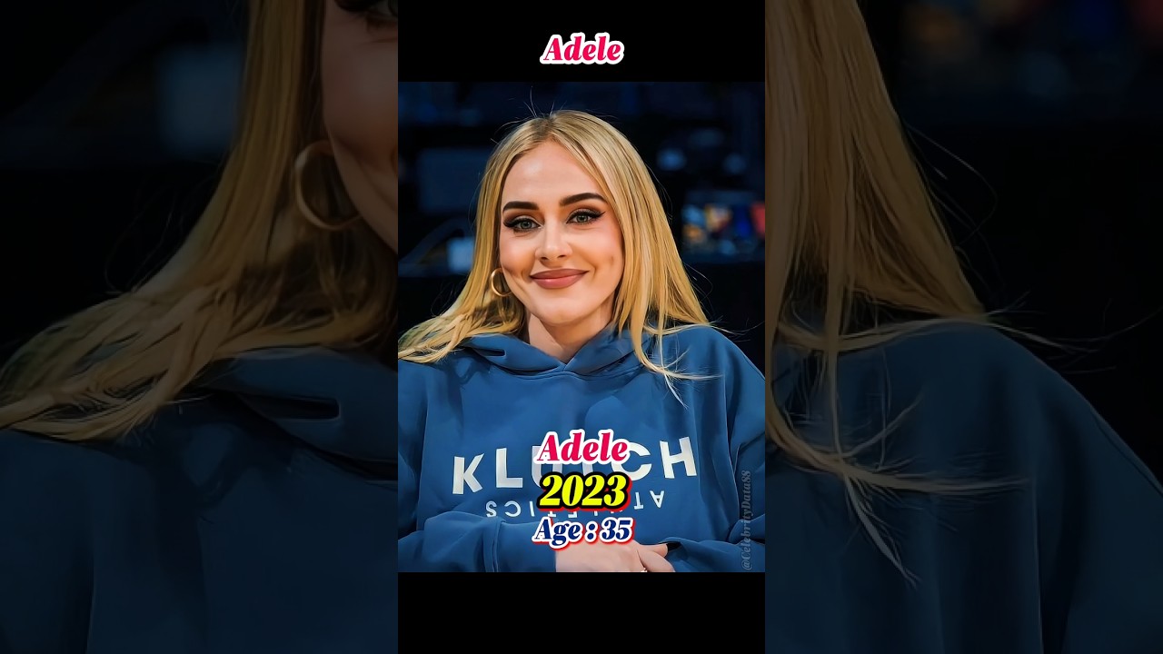 Adele: A Journey of Growth and Reinvention from 1994 to 2025 ❤️ #adele #evolution #celebrity