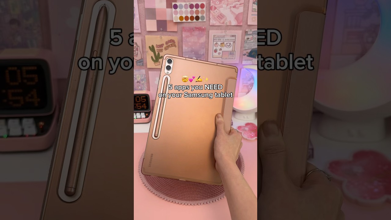 you NEED these apps on your Samsung tablet 🤯💕 Galaxy tab S9 | android apps