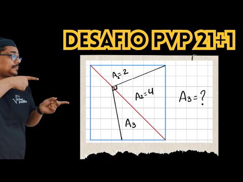 DESAFIO PVP 21+1 - Qual é o valor de A3? - Geometria - #desafiopvp