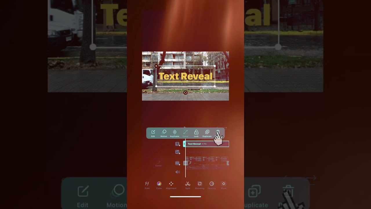 Walk-Through Text Reveal Animation in VN 🎬