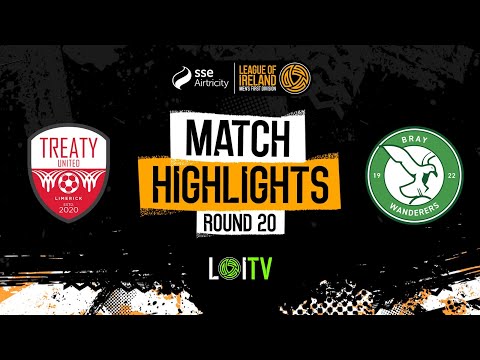 SSE Airtricity Men's First Division Round 20 | Treaty United 2-0 Bray Wanderers | Highlights
