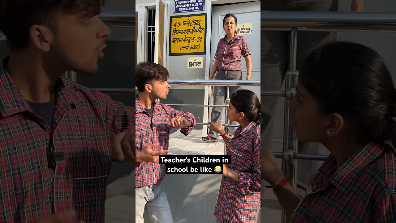 Teachers and Kids in School 😂